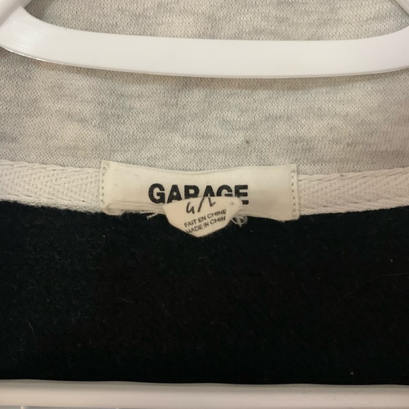 Garage, size large, grey and black collared sweater - Picture 5 of 5